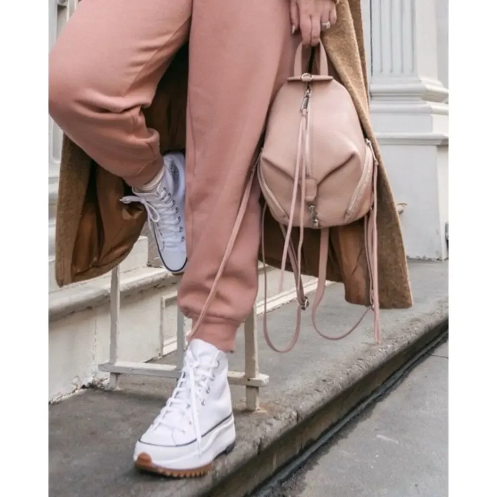 Rebecca Minkoff Julian backpack Small Pink Leather Zipper Bag B000437